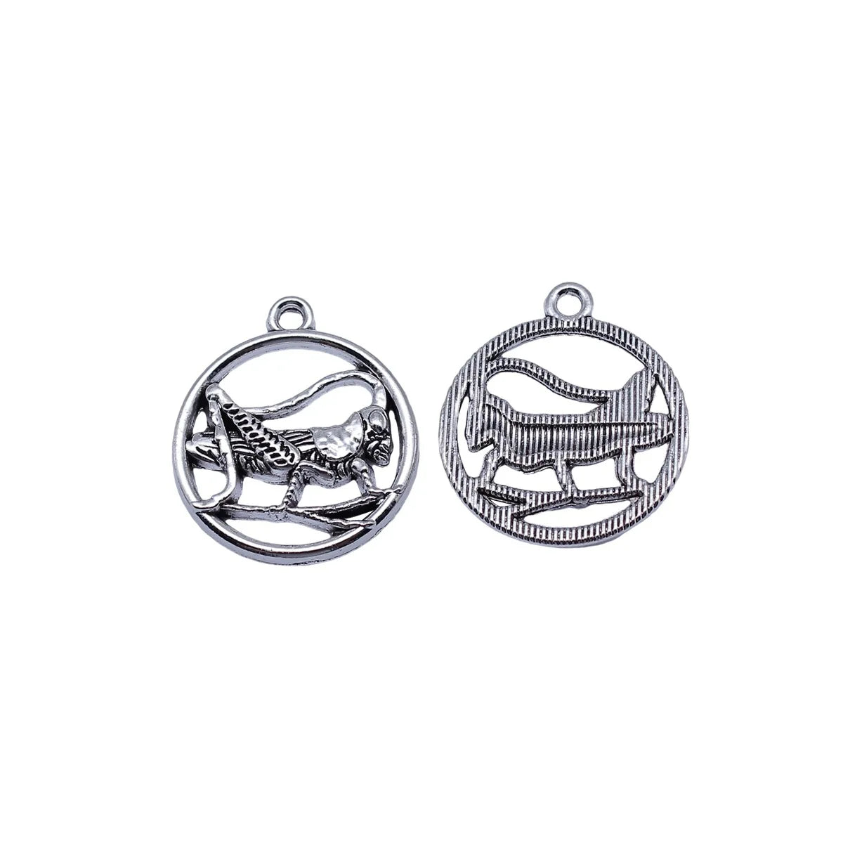 25x22mm 3.3g Antique Silver Zinc Alloy Locust Charm Pendant for DIY Handmade Necklace Bracelet Making