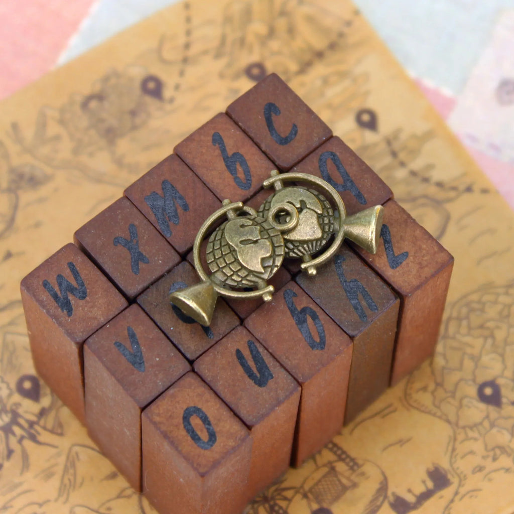 20x15MM Antique Silver Zinc Alloy Globe Charm Pendant for DIY Necklace Bracelet Jewelry Making