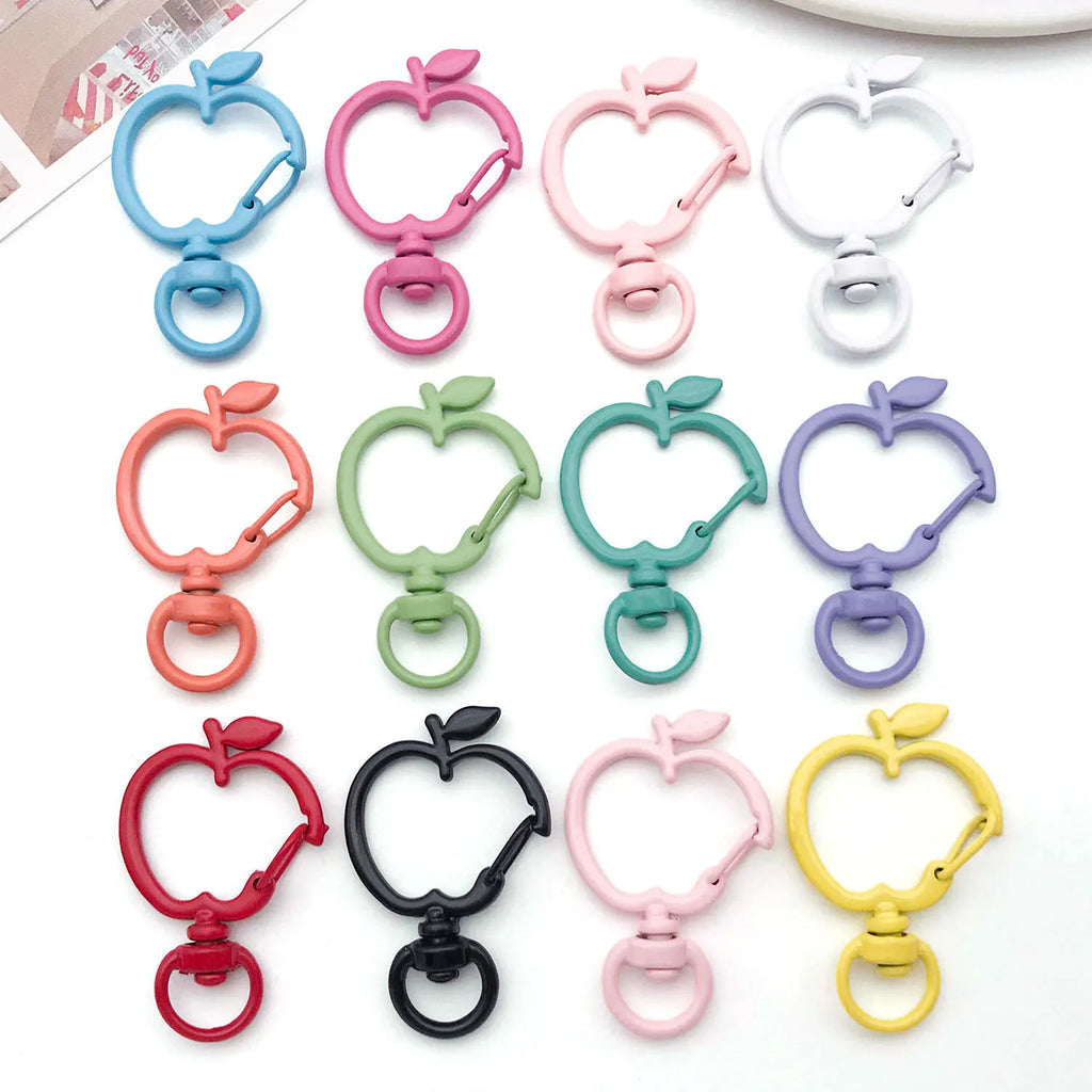 Enamel Zinc Alloy Apple Dog Lobster Clasps