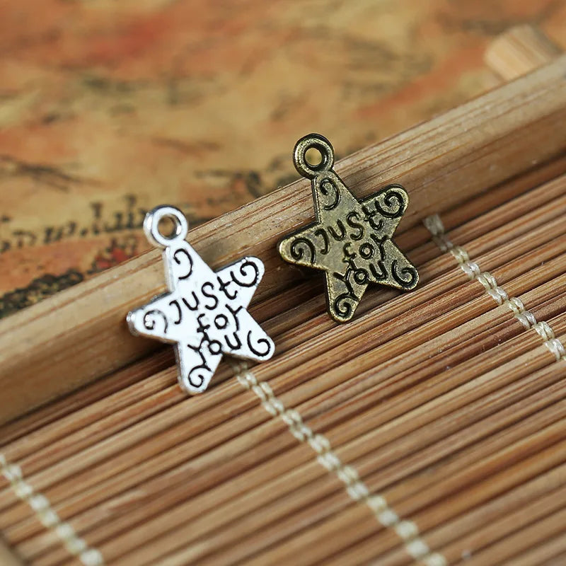 14x12MM Zinc Alloy Charm Pendant for DIY Necklace Bracelet Jewelry Making