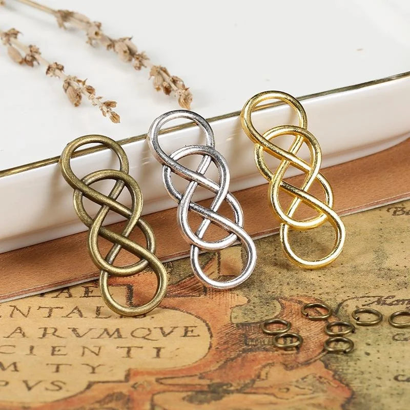 32x12MM Zinc Alloy Charm Pendant for DIY Necklace Bracelet Jewelry Making