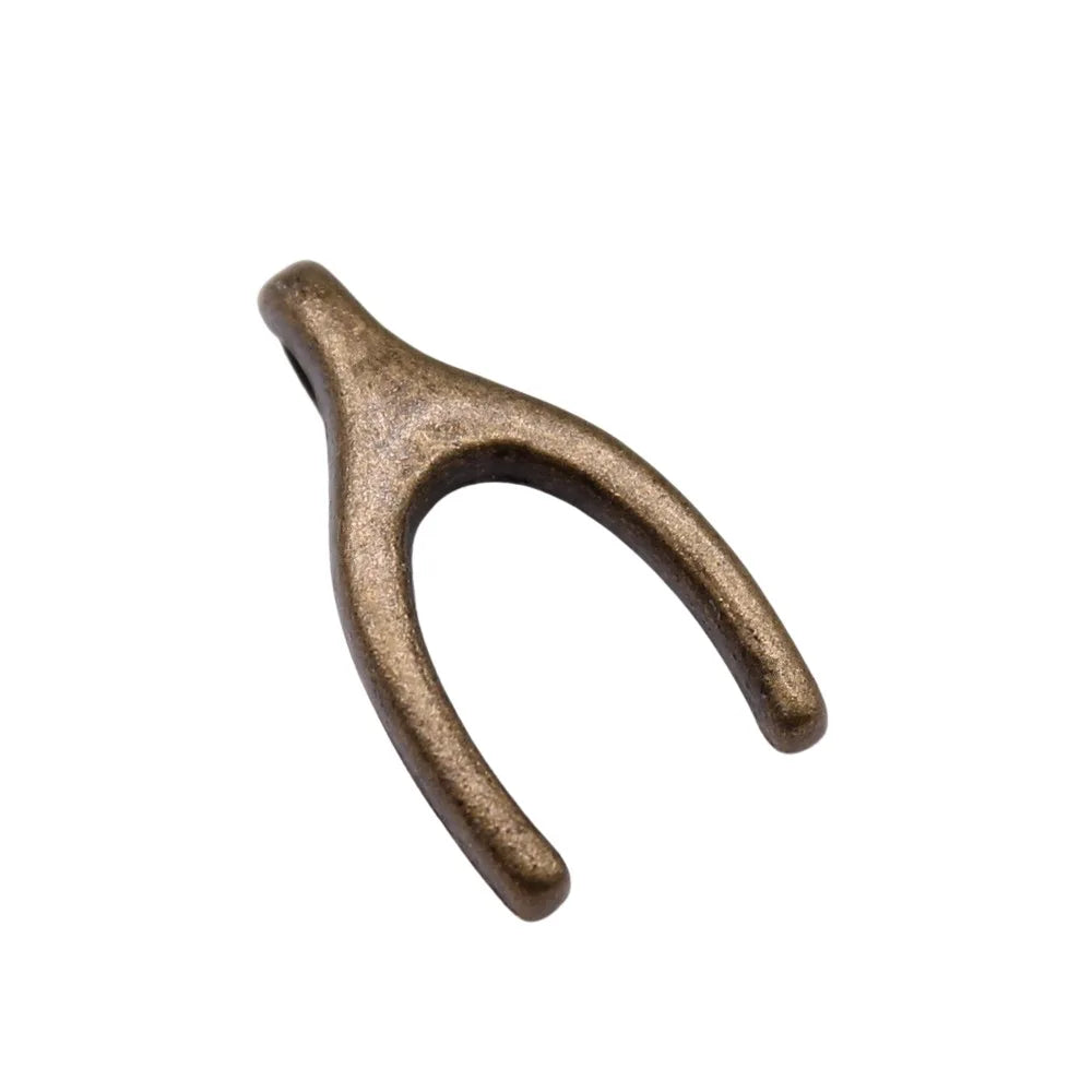15x8mm 0.5g Multicolor Zinc Alloy Wishbone Charm Pendant for DIY Necklace Bracelet Jewelry Making