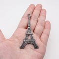 70x36mm 6.1g Gun Black Iron Eiffel Tower Charm Pendant for DIY Necklace Bracelet Jewelry Making
