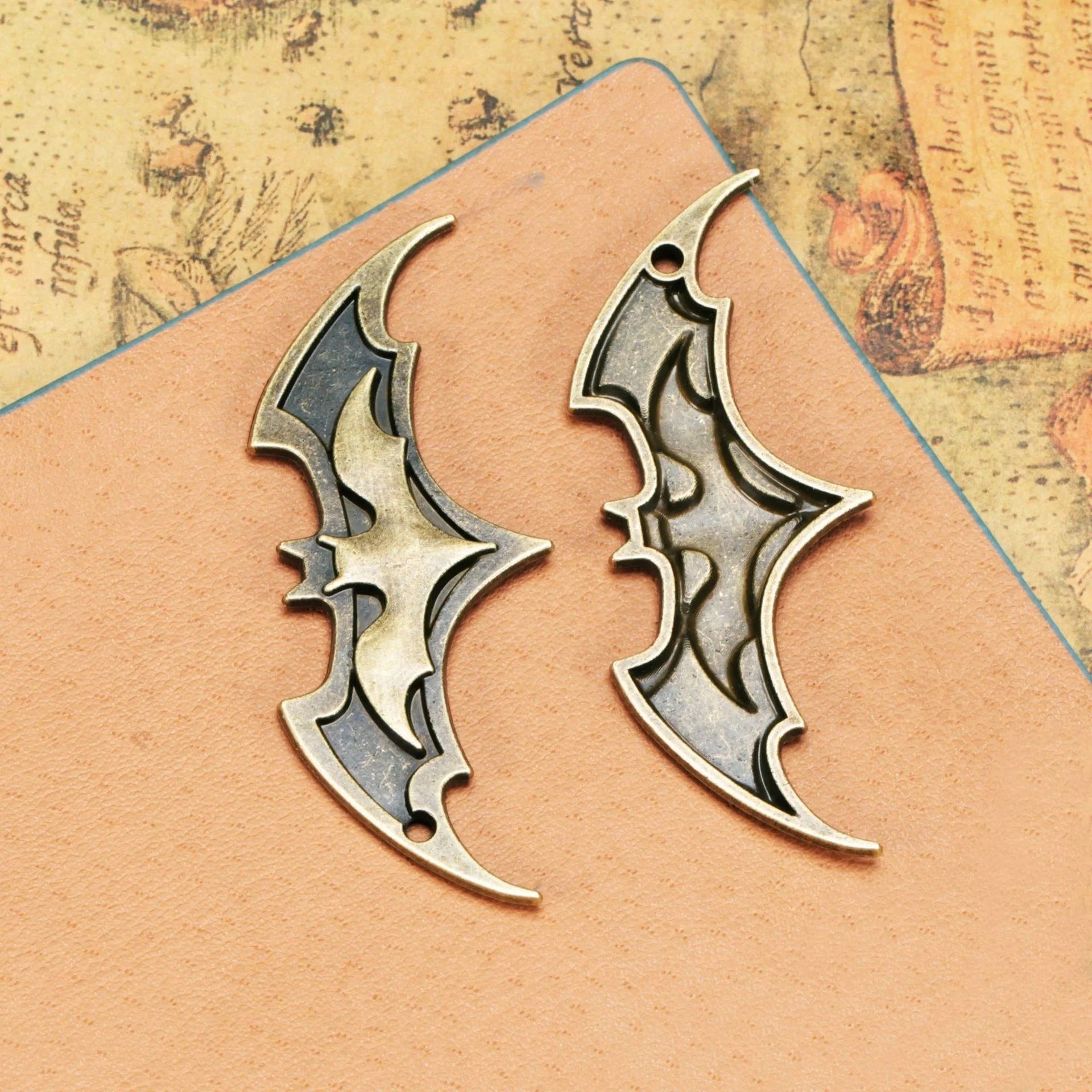 63x23MM Antique Silver Zinc Alloy Charm Pendant for DIY Necklace Bracelet Jewelry Making