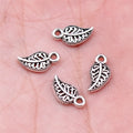 10x5mm 0.22g Antique Silver Zinc Alloy Leaf charm pendant for DIY necklace bracelet making