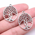31x24mm 2.5g Multicolor Zinc Alloy Tree of Life Charm Pendant for DIY Necklace Bracelet Making
