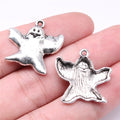 24x23mm 1.8g Multicolor Zinc Alloy Halloween Ghost Charm Pendant for DIY Necklace Bracelet Jewelry Making