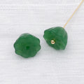 Transparent Glass Lotus Pod Bead Charm Pendant for Bracelet and Necklace Jewelry Making