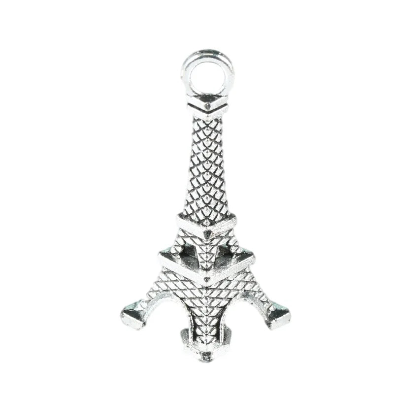 33x19MM Iron Eiffel Tower Charm Pendant for DIY Necklace Bracelet Jewelry Making