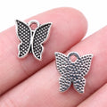 13x12mm 0.8g Multicolor Zinc Alloy Butterfly Charm Pendant for DIY Necklace Bracelet Jewelry Making