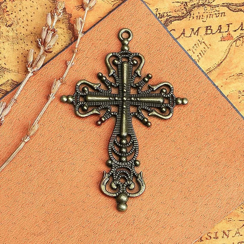 63x42MM Zinc Alloy Charm Pendant for DIY Necklace Bracelet Jewelry Making