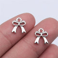 11x9mm 0.5g Multicolor Zinc Alloy Bowknot Butterfly Charm Pendant for Bracelet Necklace DIY Jewelry Making