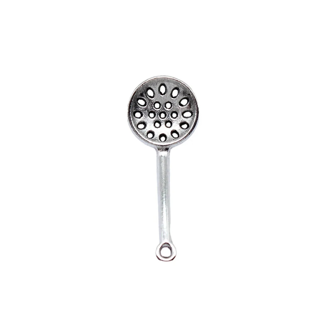 12x31mm 1.4g Antique Silver Zinc Alloy Skimmer Spoon Charm Pendant for DIY Necklace Bracelet Making