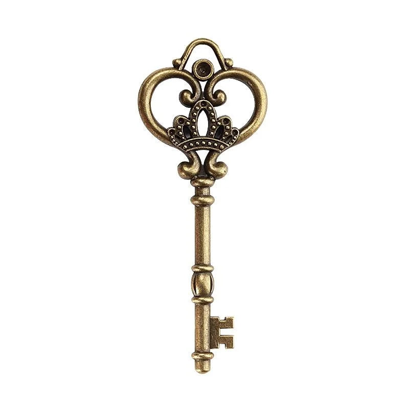 83x31MM Zinc Alloy Key Crown Charm Pendant for DIY Necklace Bracelet Jewelry Making