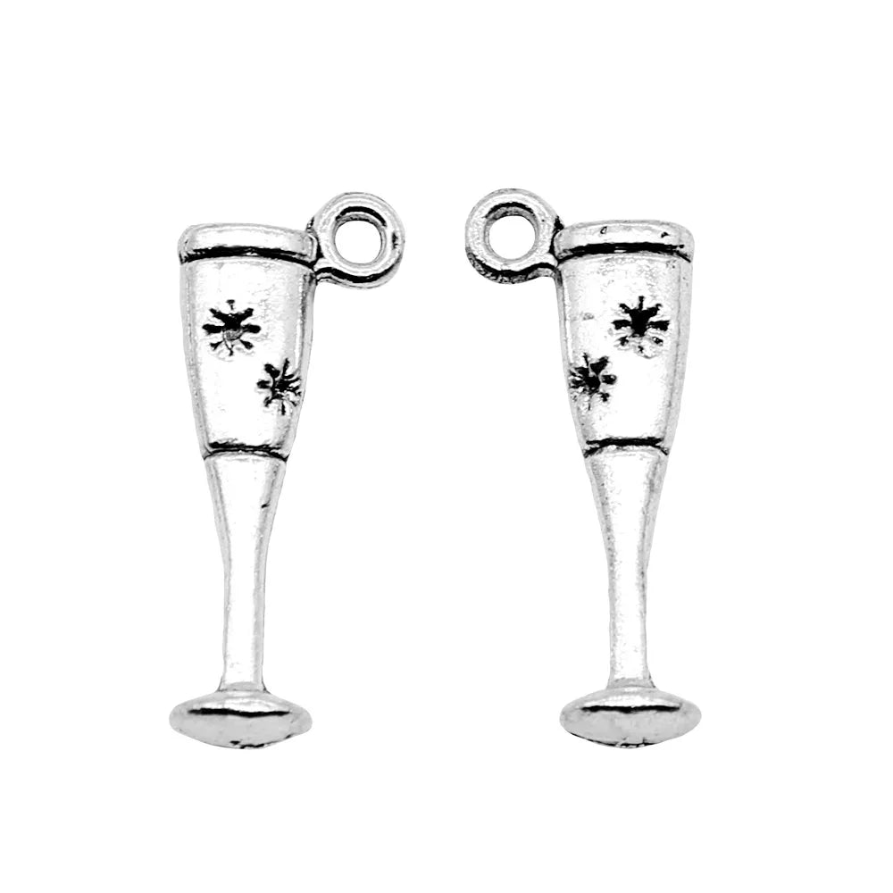 26x10mm 1.6g Zinc Alloy Charm Pendants for DIY Jewelry Accessories
