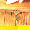 15x12MM Zinc Alloy Heart Charm Pendant for DIY Necklace Bracelet Jewelry Making