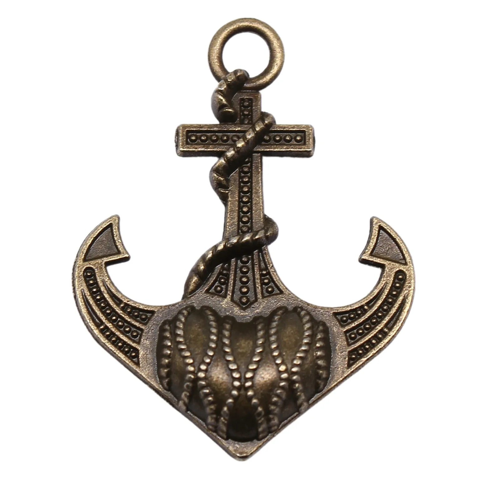 39x29mm 6.8g Multicolor Zinc Alloy Anchor Charm Pendant for DIY Necklace Bracelet Jewelry Making