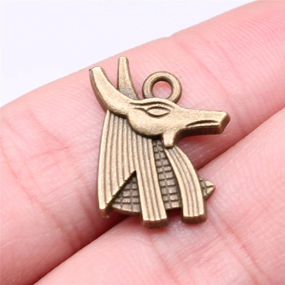 21x16mm 1.7g Multicolor Zinc Alloy Guardian Beast Charm Pendant for DIY Necklace Bracelet Jewelry