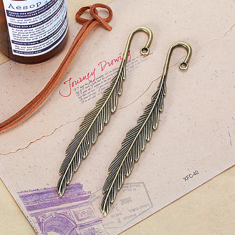 116x14MM Zinc Alloy Feather Charm Pendant for DIY Necklace Bracelet Jewelry Making