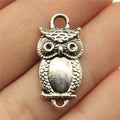 27x13mm 2.2g Zinc Alloy Owl Cat Connector Charm Pendant for DIY Necklace Bracelet Jewelry Making