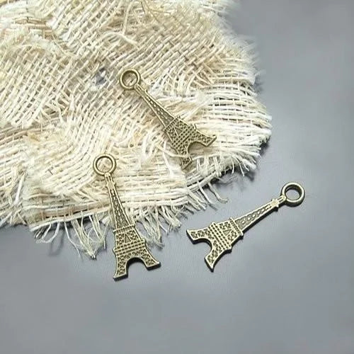 32x12MM 1525G Antique Silver Iron Double Sided Charm Pendant for DIY Necklace Bracelet Jewelry Making
