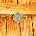 22MM Zinc Alloy Warrior Badge Charm Pendant for DIY Necklace Bracelet Jewelry Making