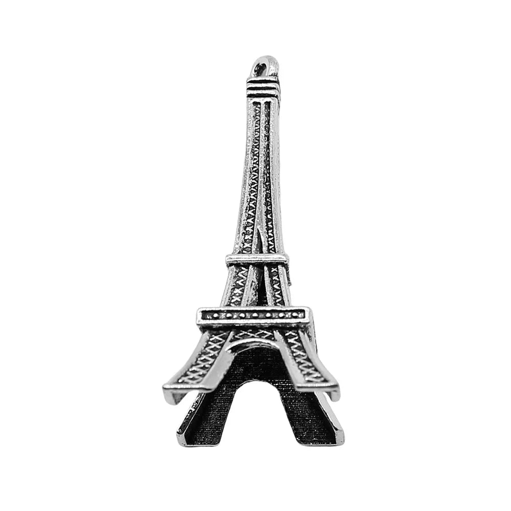 18x43mm 5.8g Multicolor Iron Eiffel Tower Charm Pendant for DIY Necklace Bracelet Jewelry Making