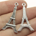 35x19mm 1.6g Antique Silver Iron Eiffel Tower charm pendant for DIY necklace bracelet jewelry making
