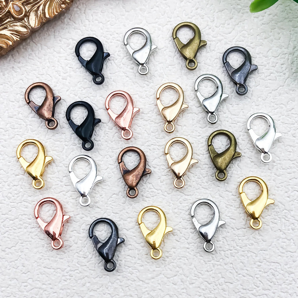 Antique Zinc Alloy Lobster Clasps