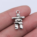 21x14mm 2.5g Antique Silver Zinc Alloy Stone Man charm pendant for DIY necklace bracelet jewelry making