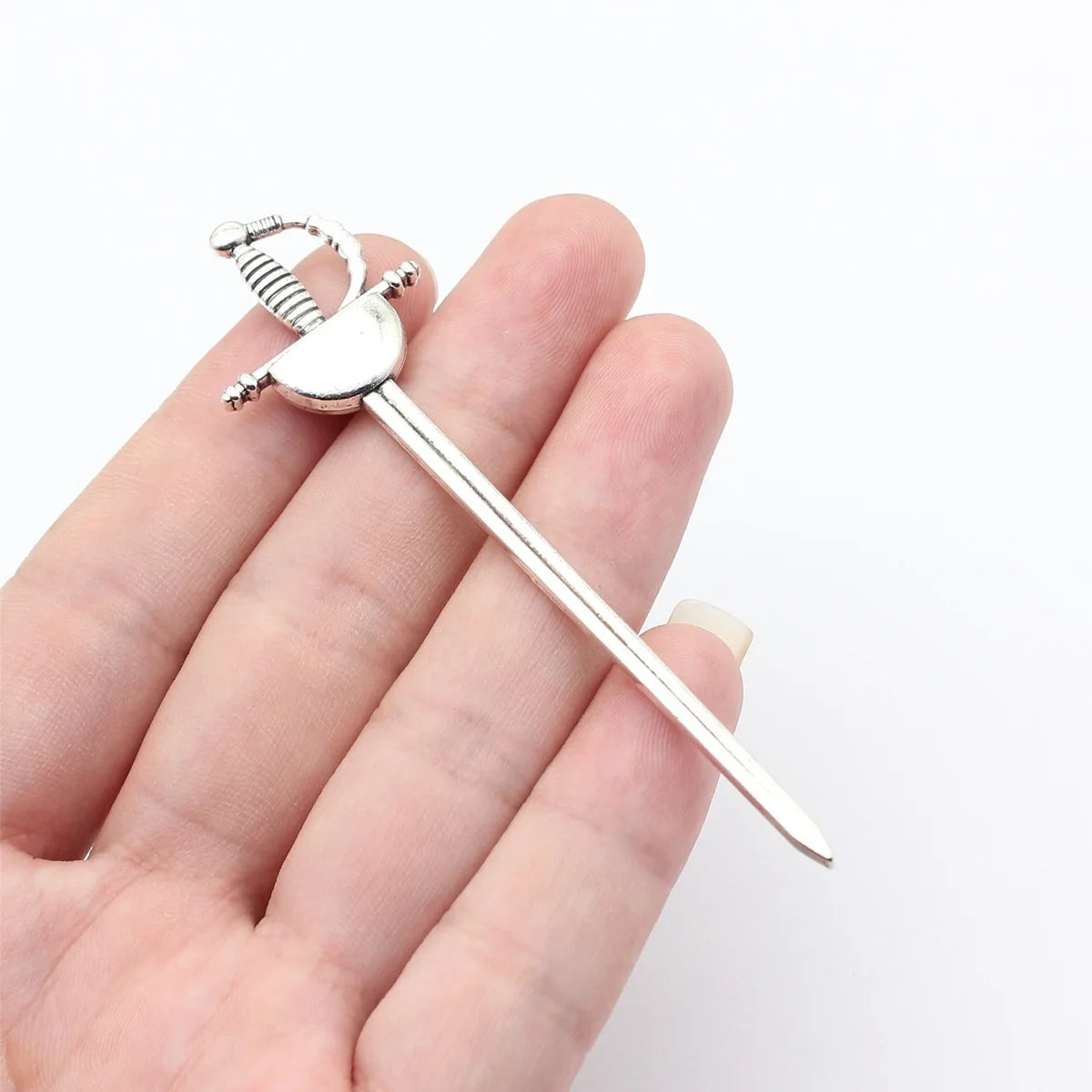 83x23mm 6.6g Multicolor Zinc Alloy Fencing Charm Pendant for Necklace Bracelet DIY Jewelry