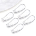 18K Gold Plated Copper Bead Cup Ear Hooks Earring Findings for DIY Tassel Earrings