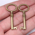 41x17mm 2.6g Multicolor Zinc Alloy Key Charm Pendant for DIY Necklace Bracelet Jewelry Making