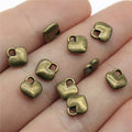 8x7mm 0.4g Multicolor Zinc Alloy Small Heart Charm Pendant for DIY Bracelet Necklace Jewelry Making