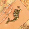 76x25MM Zinc Alloy Mermaid Charm Pendant for DIY Necklace Bracelet Jewelry Making