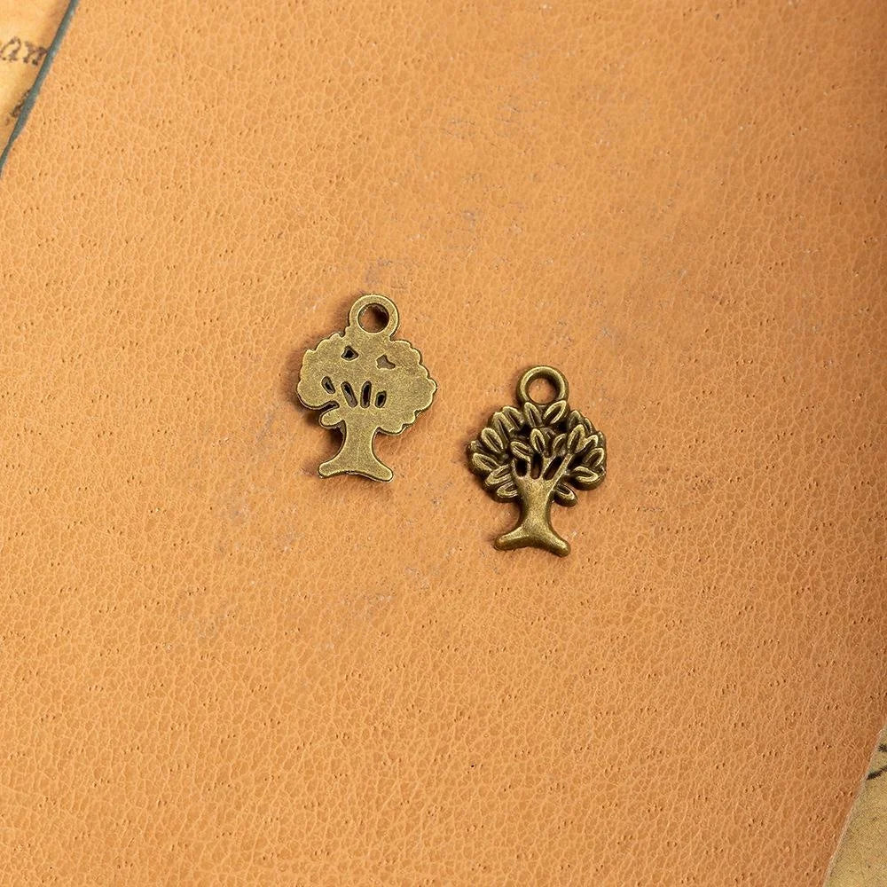 15x10MM Zinc Alloy Tree Of Life Charm Pendant for DIY Necklace Bracelet Jewelry Making