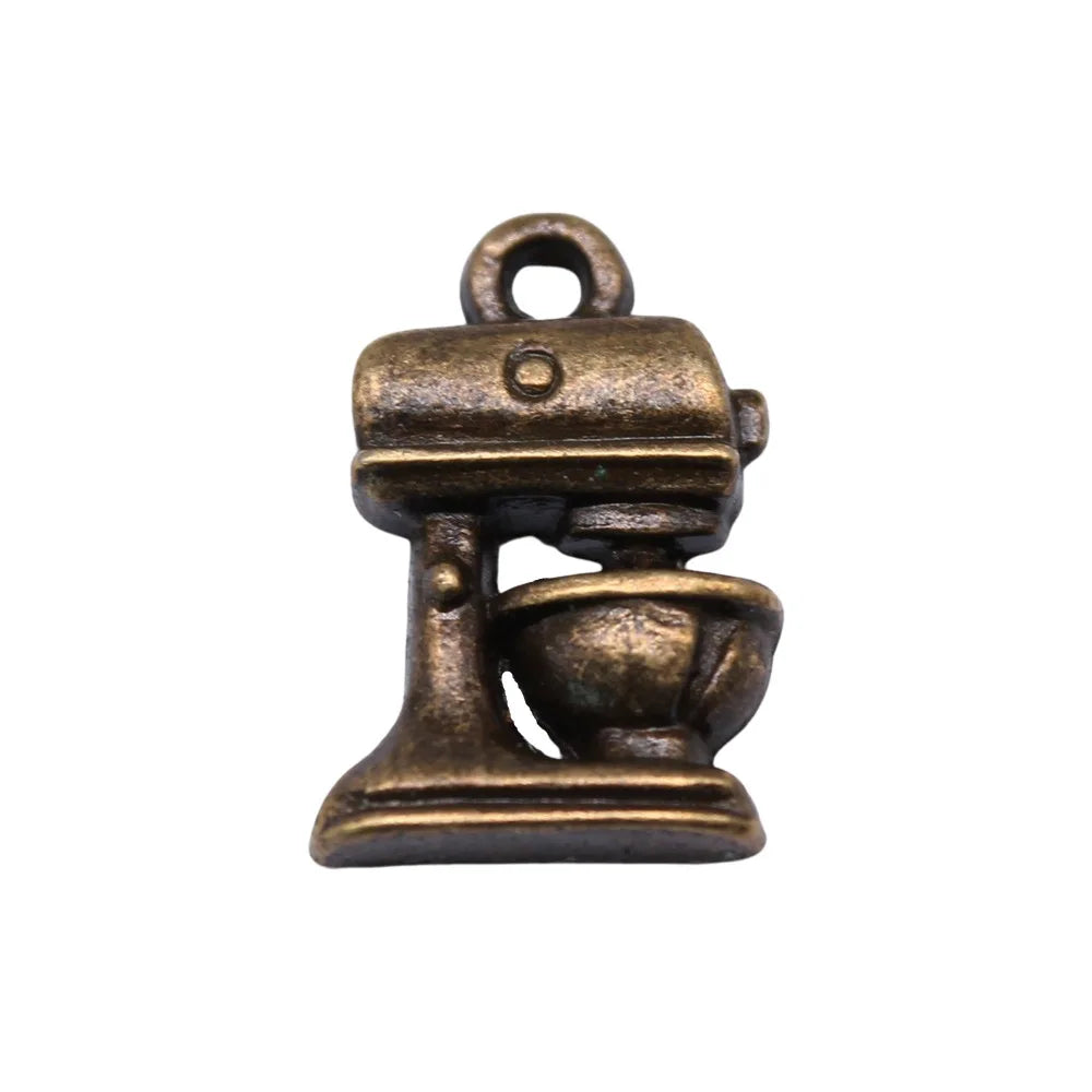 16x10mm 1.2g Multicolor Zinc Alloy Coffee Machine Charm Pendant for DIY Necklace Bracelet Jewelry
