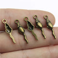 24x6mm 0.6g Multicolor Zinc Alloy Mouse charm pendant for earrings bracelet DIY jewelry making