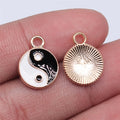 12x16mm 1g Zinc Alloy Tai Chi Charm Pendant for DIY Necklace Bracelet Jewelry Making