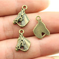 17x13mm 1.1g Multicolor Zinc Alloy Horse Head Charm Pendant for DIY Necklace Bracelet Making