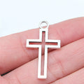 39x21mm 2.37g Zinc Alloy Cross Charm Pendant for DIY Necklace Bracelet Handmade Jewelry Findings