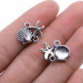 13x18mm 1.2g Zinc Alloy Shell Starfish Charm Pendants for DIY Bracelet Necklace Jewelry Making