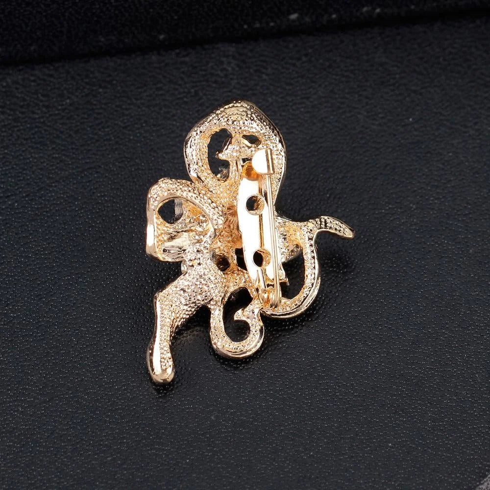 Elegant Silver Alloy Rhinestone Flower Butterfly Dragonfly Brooch Lapel Pin For Women's Suit Accessory Gift