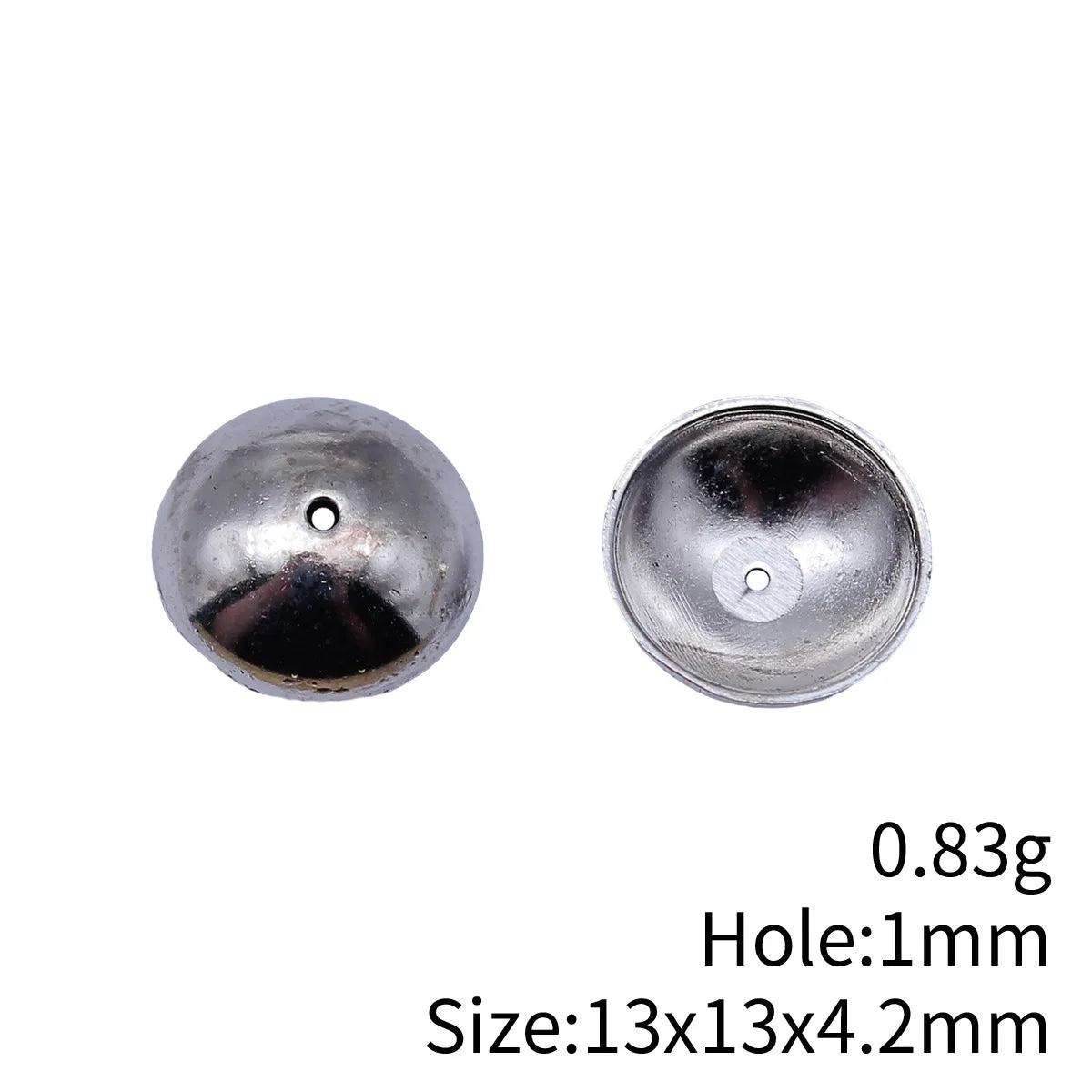 13x13x4.2mm 0.83g Antique Silver Zinc Alloy Flower Bead Caps for Garment Decoration DIY Jewelry Making