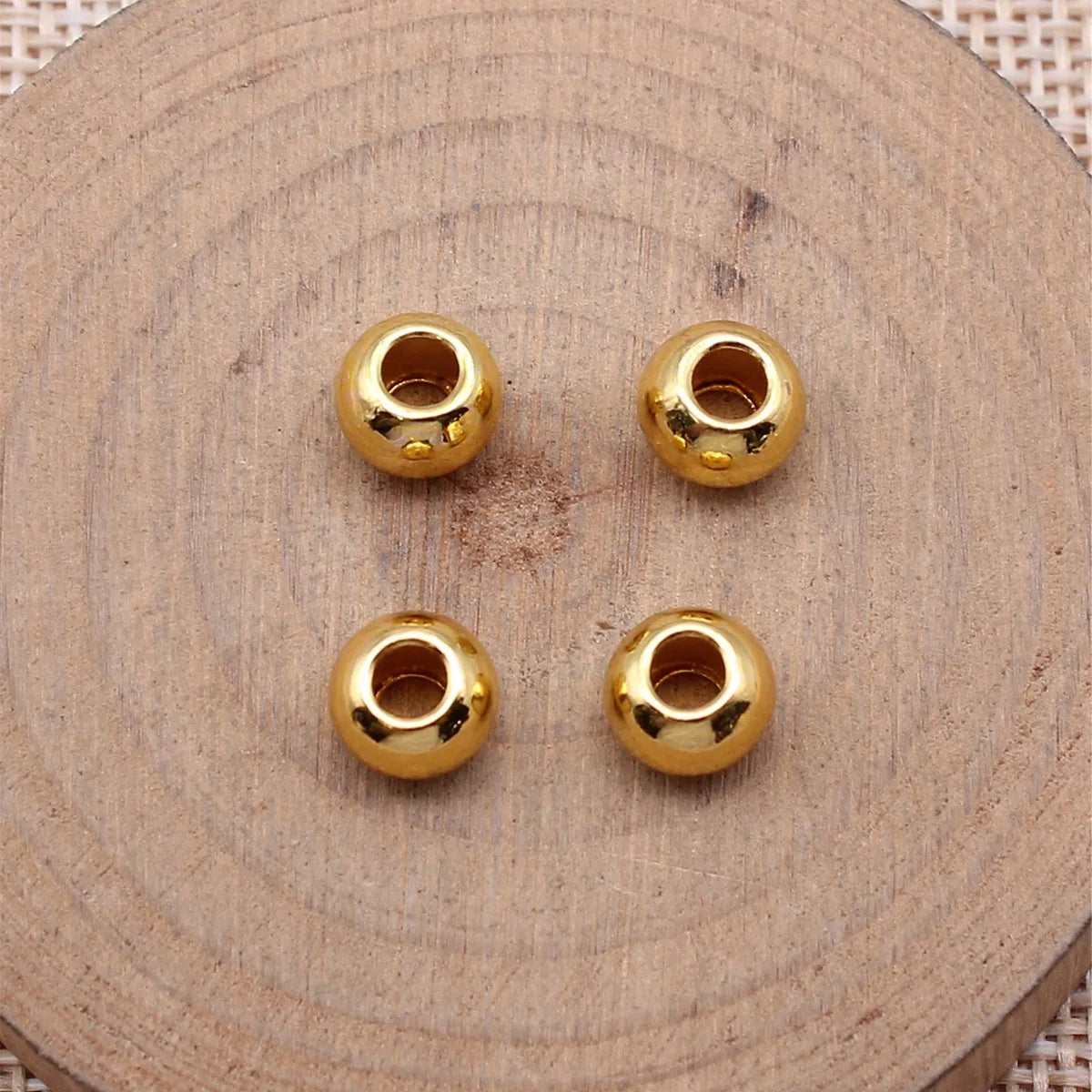 7.7x7.7x6.1mm 1g Multicolor Zinc Alloy Smooth Spacer Beads for DIY Bracelet Necklace Jewelry Making
