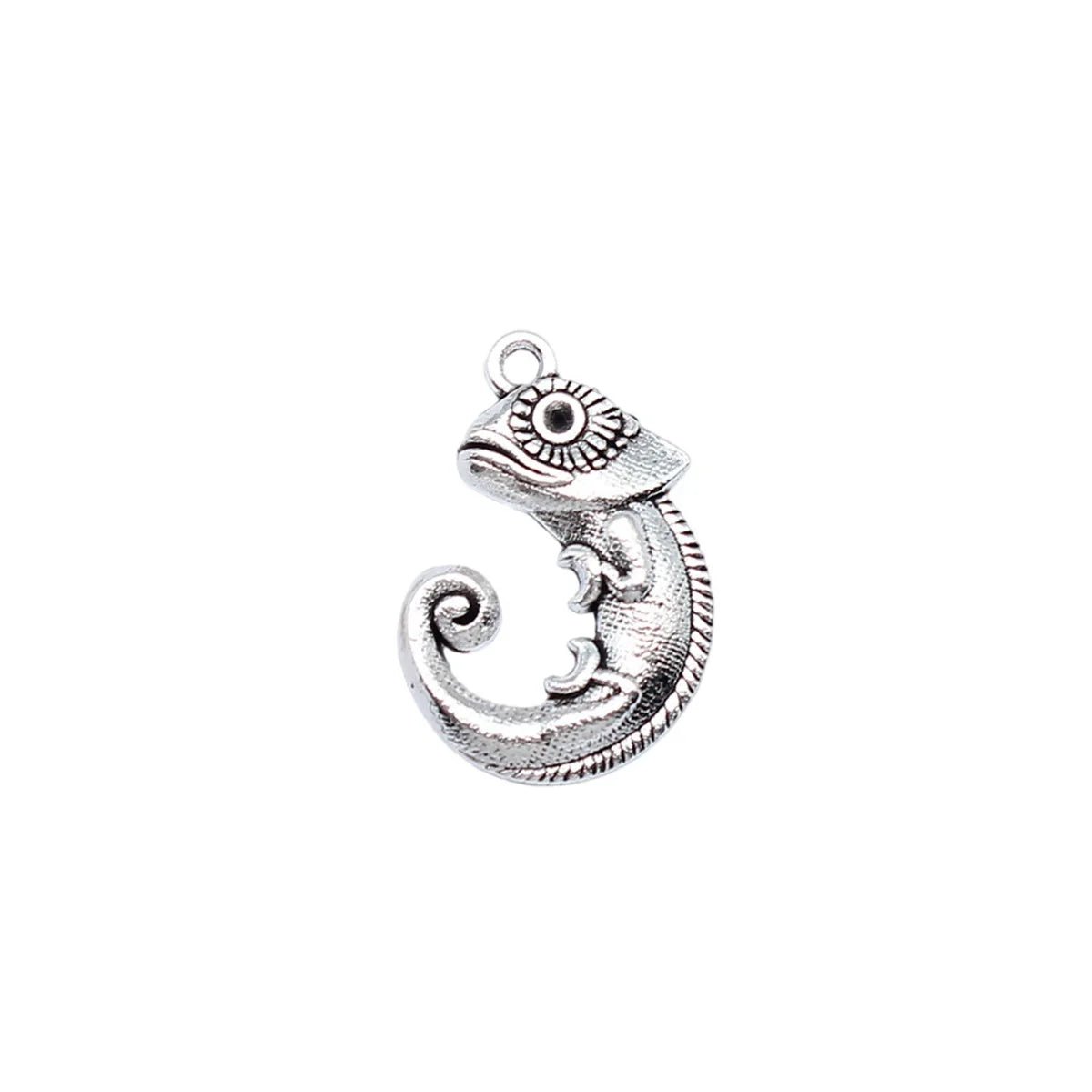 24x17mm 2.2g Multicolor Zinc Alloy Lizard Charm Pendant for DIY Necklace Bracelet Jewelry Making