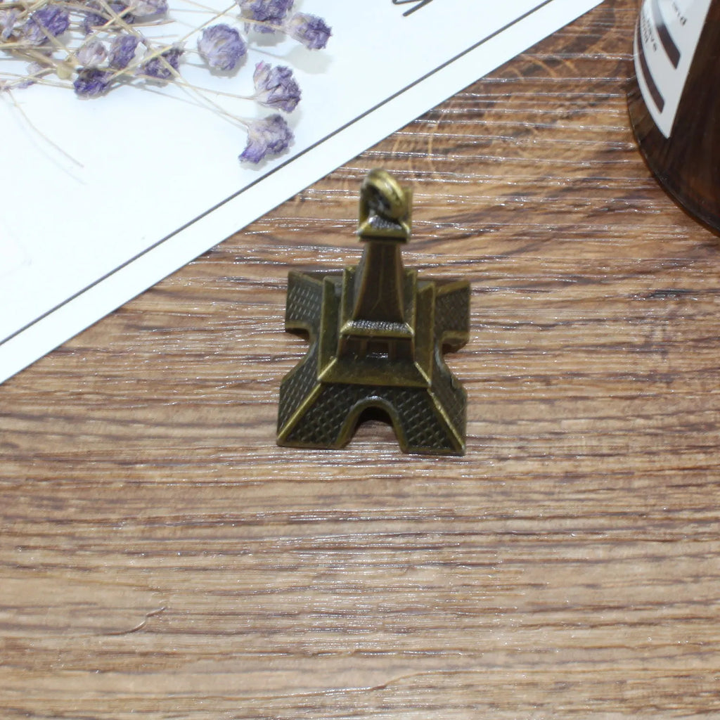 48x22mm Iron Eiffel Tower Charm Pendant for DIY Necklace Bracelet Jewelry Making