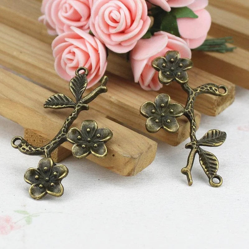 50x30MM Zinc Alloy Charm Pendant for DIY Necklace Bracelet Jewelry Making