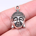 22x15mm 1.9g Multicolor Zinc Alloy Buddha Statue Charm Pendant for DIY Necklace Bracelet Jewelry