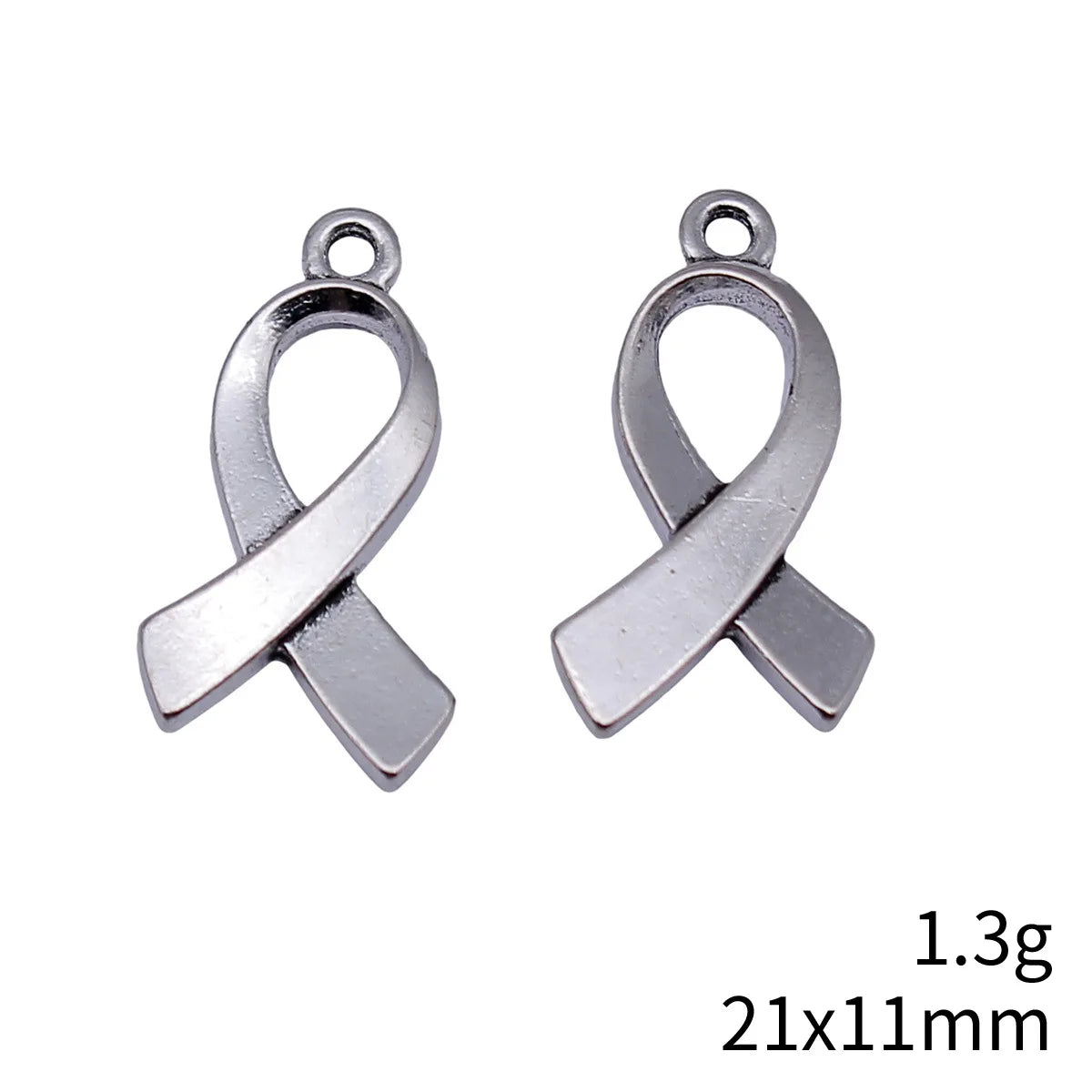 21x11mm 1.3g Multicolor Zinc Alloy Ribbon Scarf Charm Pendant for DIY Necklace Bracelet Jewelry Making